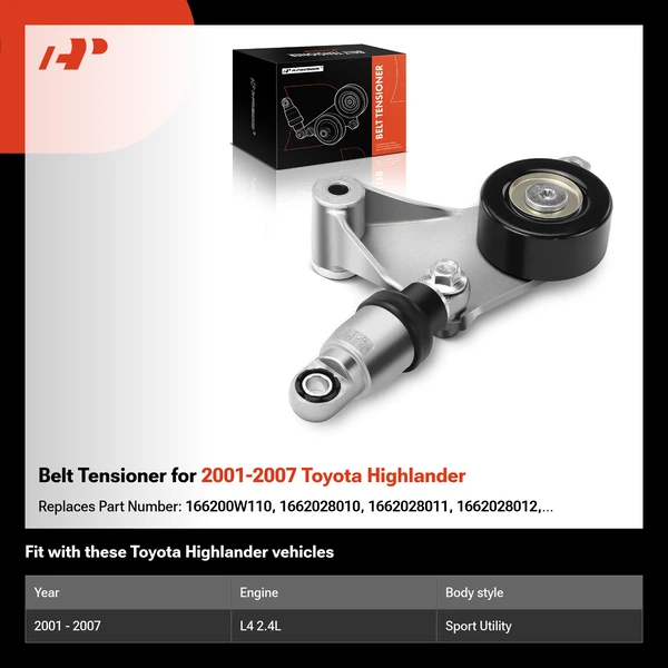 Belt Tensioner for 2001-2007 Toyota Highlander