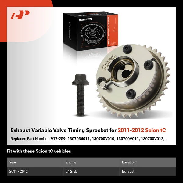Exhaust Variable Valve Timing Sprocket for 2011-2012 Scion tC
