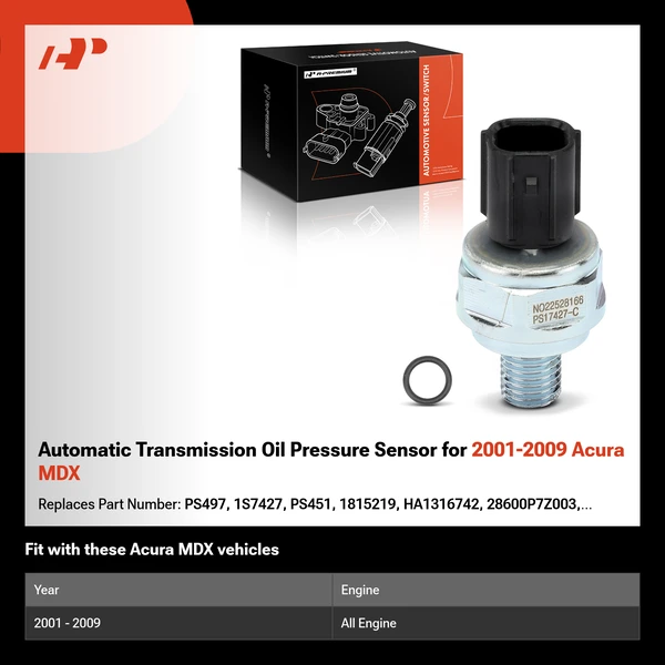 Automatic Transmission Oil Pressure Sensor for 2001-2009 Acura MDX