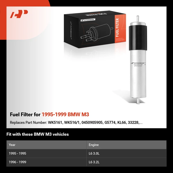 Fuel Filter for 1995-1999 BMW M3