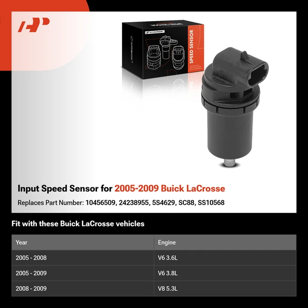 Input Speed Sensor for 2005-2009 Buick LaCrosse