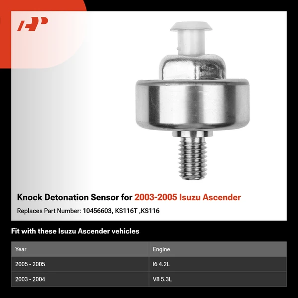 Knock Detonation Sensor for 2003-2005 Isuzu Ascender