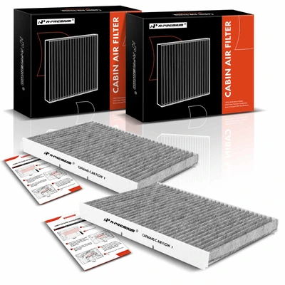 2 Pcs Activated Carbon Cabin Air Filter