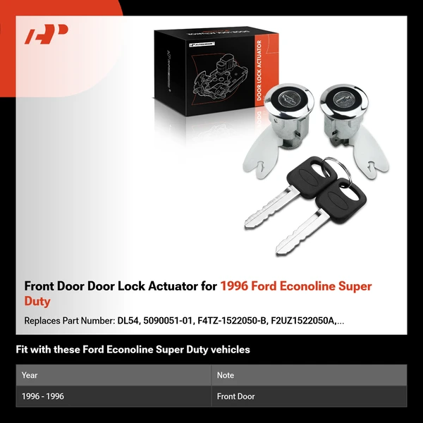 Front Door Door Lock Actuator for 1996 Ford Econoline Super Duty