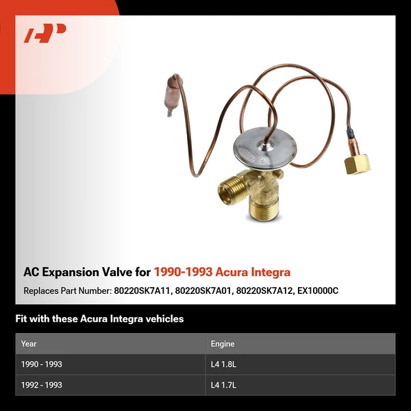 AC Expansion Valve for 1990-1993 Acura Integra