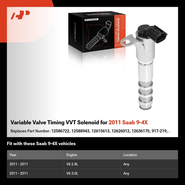 Variable Valve Timing VVT Solenoid for 2011 Saab 9-4X