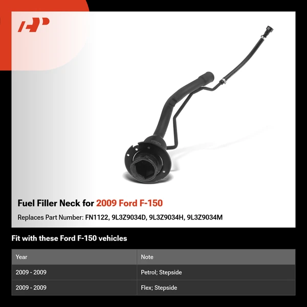 Fuel Filler Neck for 2009 Ford F-150