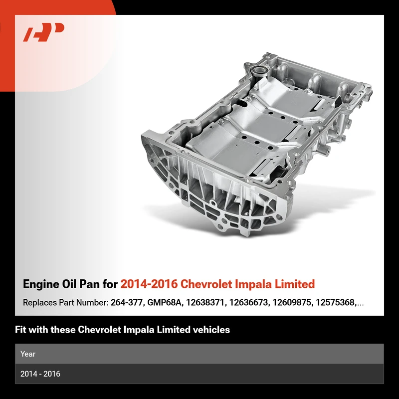 Engine Oil Pan for 2014-2016 Chevrolet Impala Limited