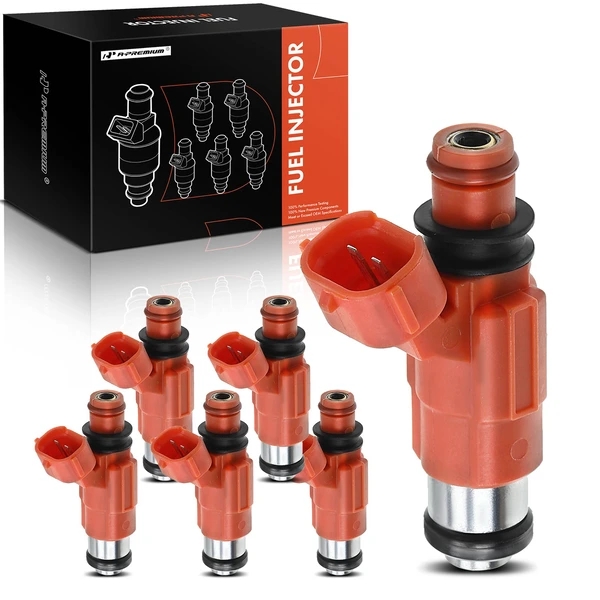 6-Pc Fuel Injector 2-Blade Terminal A-Premium APFI155