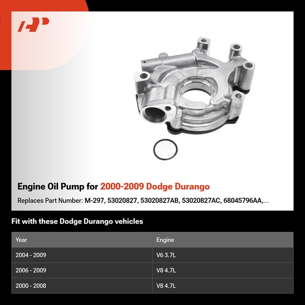 Engine Oil Pump for 2000-2009 Dodge Durango