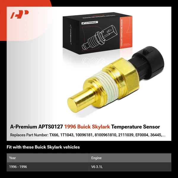 A-Premium APTS0127 1996 Buick Skylark Temperature Sensor