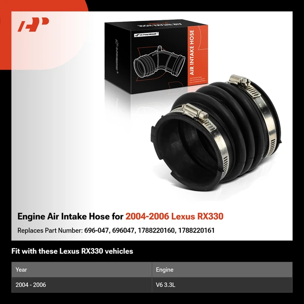 Engine Air Intake Hose for 2004-2006 Lexus RX330