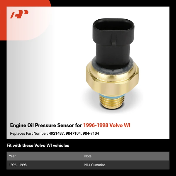 Engine Oil Pressure Sensor for 1996-1998 Volvo WI