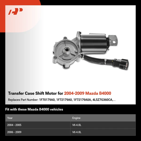 Transfer Case Shift Motor for 2004-2009 Mazda B4000