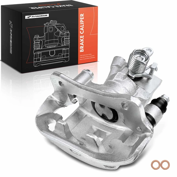 1-Pc Brake Caliper Rear Left Driver Side 1-Piston A-Premium APBC3036