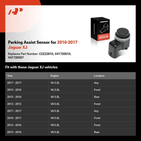 Parking Assist Sensor for 2010-2017 Jaguar XJ