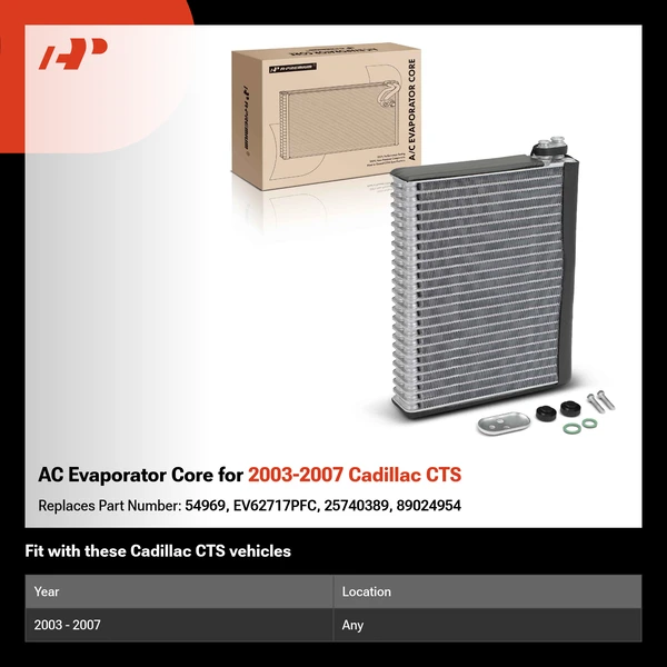 AC Evaporator Core for 2003-2007 Cadillac CTS