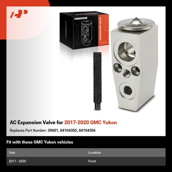 AC Expansion Valve for 2017-2020 GMC Yukon