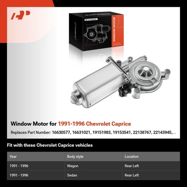 Window Motor for 1991-1996 Chevrolet Caprice