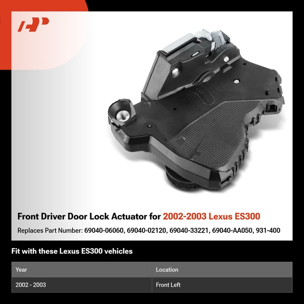 Front Driver Door Lock Actuator for 2002-2003 Lexus ES300