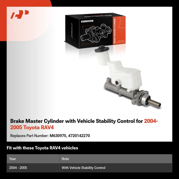 Brake Master Cylinder with Vehicle Stability Control for 2004-2005 Toyota RAV4