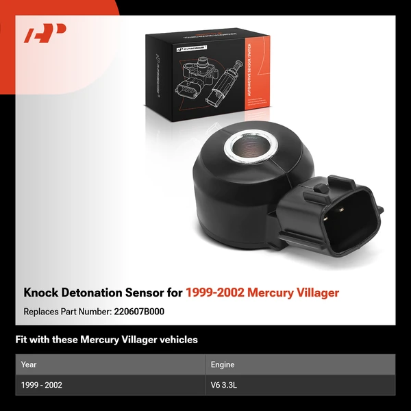 Knock Detonation Sensor for 1999-2002 Mercury Villager
