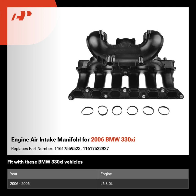 Engine Air Intake Manifold for 2006 BMW 330xi