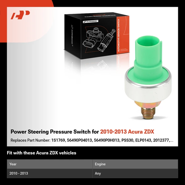 Power Steering Pressure Switch for 2010-2013 Acura ZDX