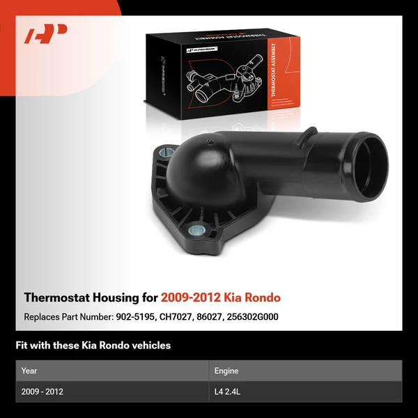 Thermostat Housing for 2009-2012 Kia Rondo