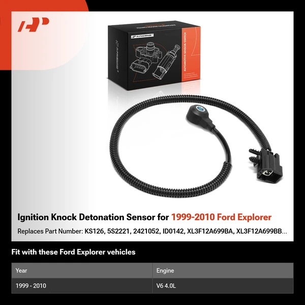 Ignition Knock Detonation Sensor for 1999-2010 Ford Explorer