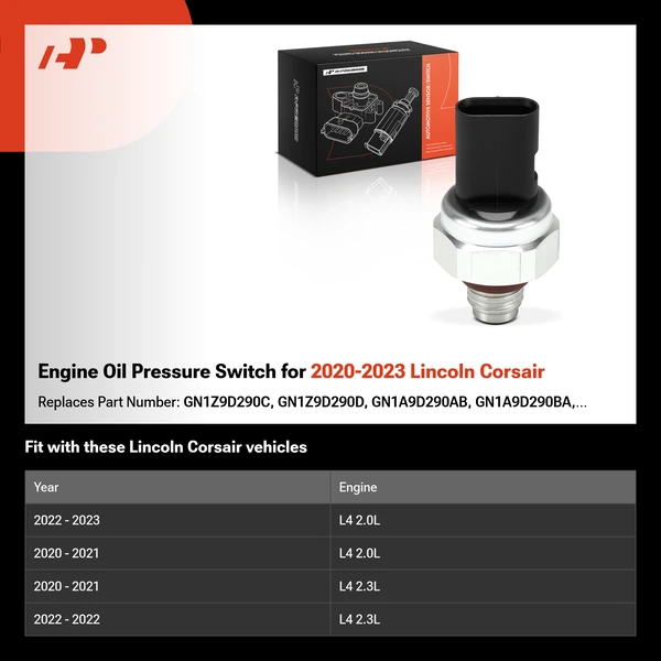 Engine Oil Pressure Switch for 2020-2023 Lincoln Corsair