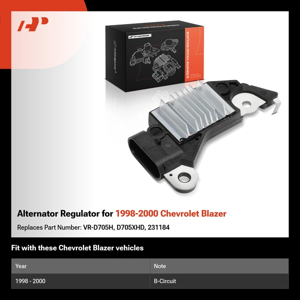 Alternator Regulator for 1998-2000 Chevrolet Blazer