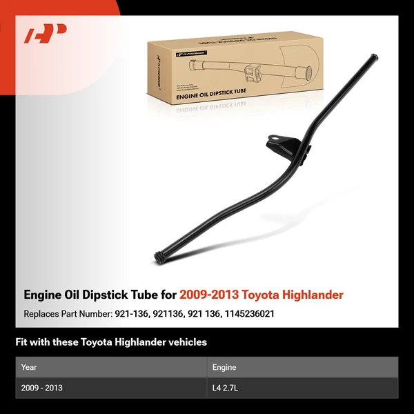 Engine Oil Dipstick Tube for 2009-2013 Toyota Highlander