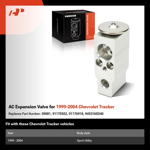 AC Expansion Valve for 1999-2004 Chevrolet Tracker