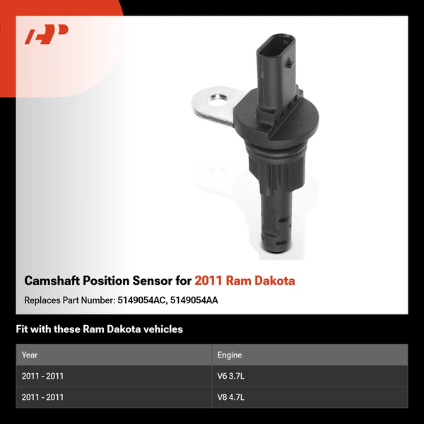 Camshaft Position Sensor for 2011 Ram Dakota