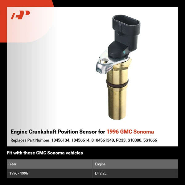 Engine Crankshaft Position Sensor for 1996 GMC Sonoma