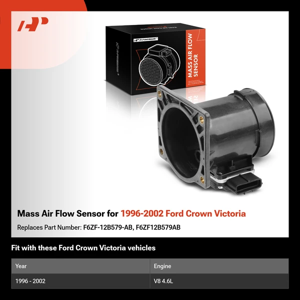 Mass Air Flow Sensor for 1996-2002 Ford Crown Victoria
