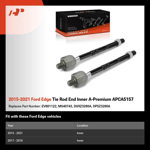 2015-2021 Ford Edge Tie Rod End Inner A-Premium APCA5157