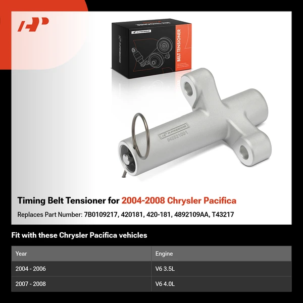 Timing Belt Tensioner for 2004-2008 Chrysler Pacifica