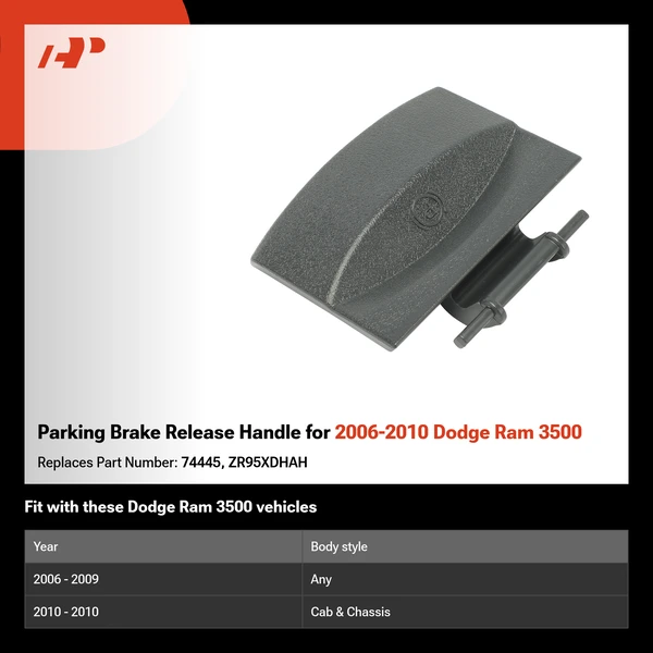 Parking Brake Release Handle for 2006-2010 Dodge Ram 3500