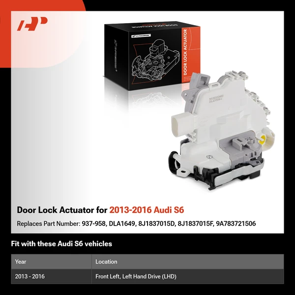 Door Lock Actuator for 2013-2016 Audi S6
