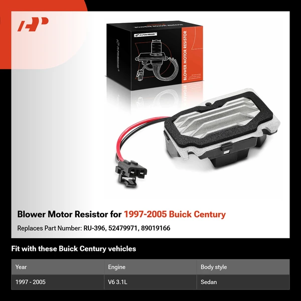 Blower Motor Resistor for 1997-2005 Buick Century