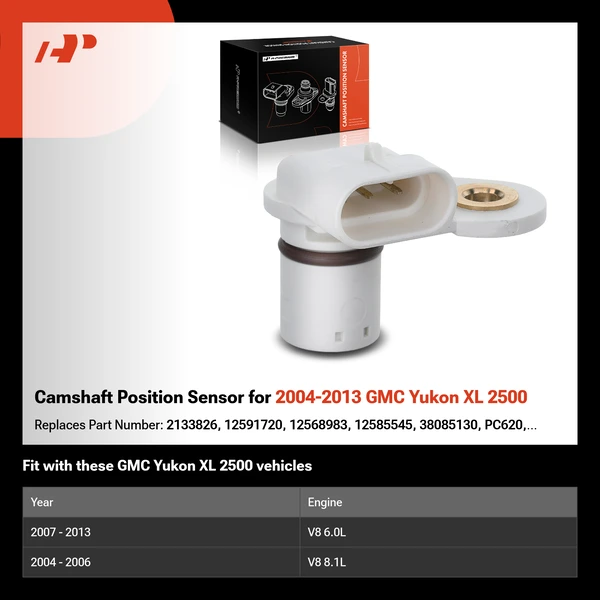 Camshaft Position Sensor for 2004-2013 GMC Yukon XL 2500