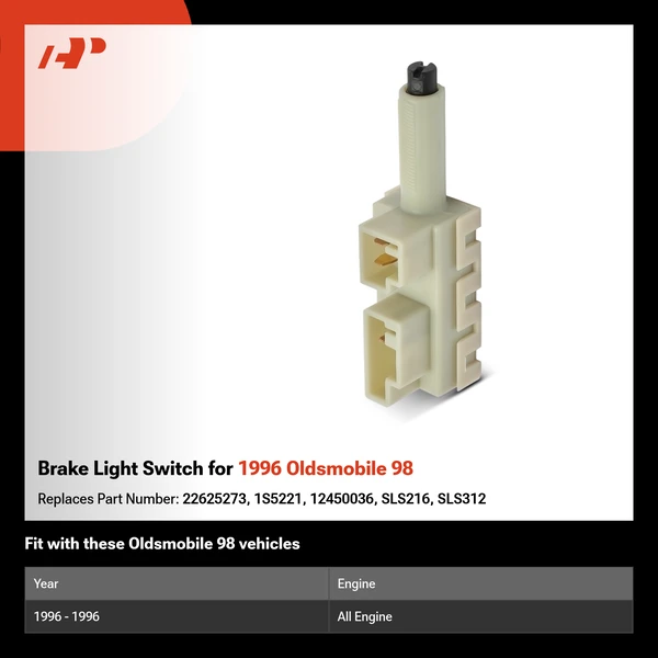Brake Light Switch for 1996 Oldsmobile 98