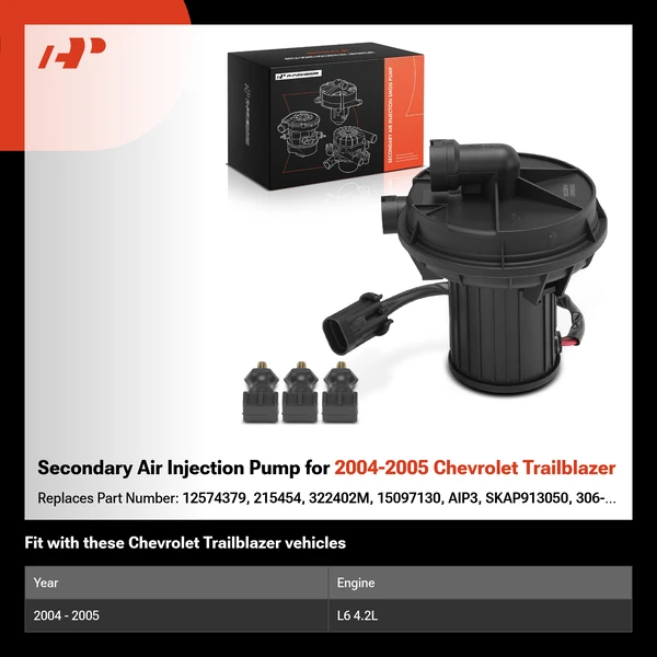 Secondary Air Injection Pump for 2004-2005 Chevrolet Trailblazer