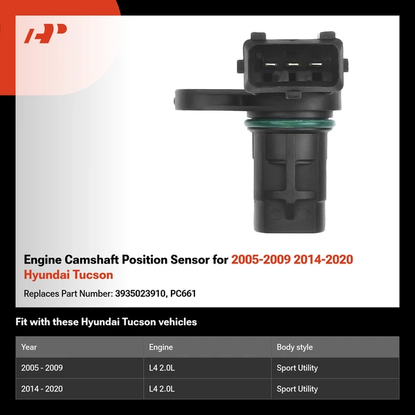 Engine Camshaft Position Sensor for 2005-2009 2014-2020 Hyundai Tucson