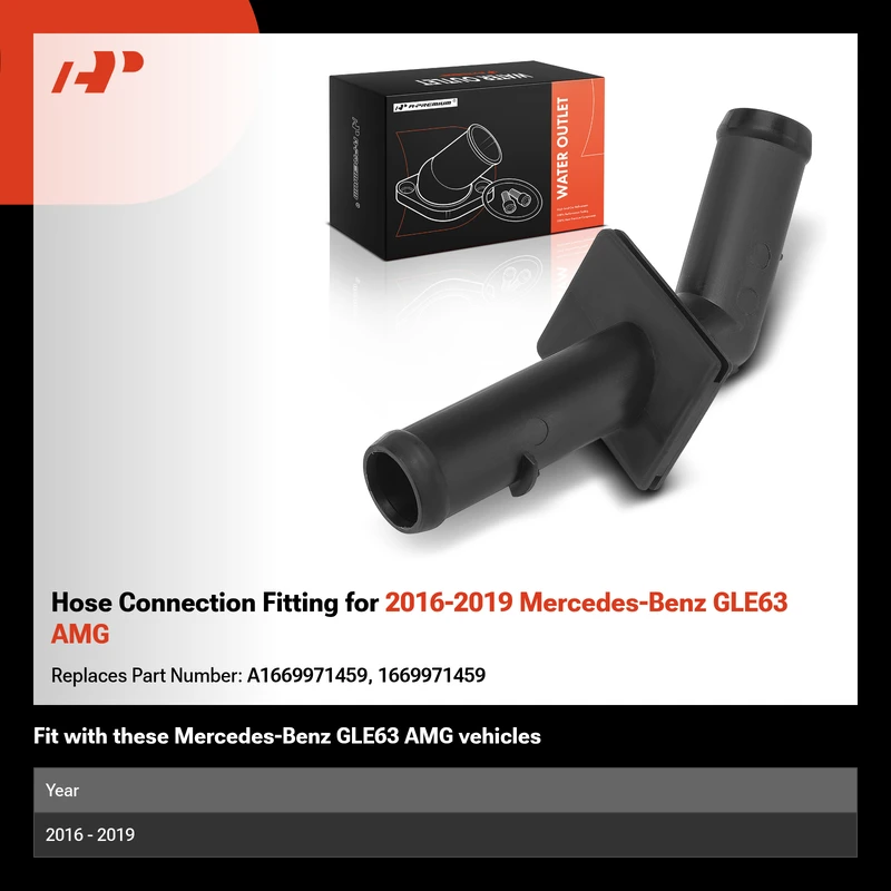 Hose Connection Fitting for 2016-2019 Mercedes-Benz GLE63 AMG