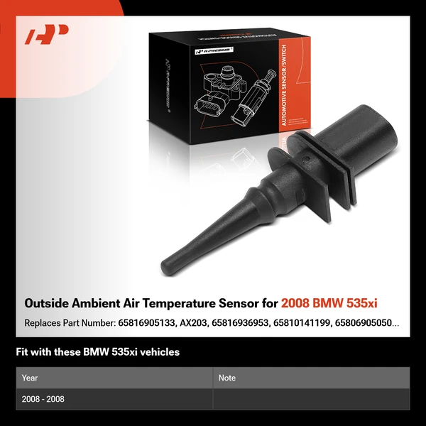 Outside Ambient Air Temperature Sensor for 2008 BMW 535xi