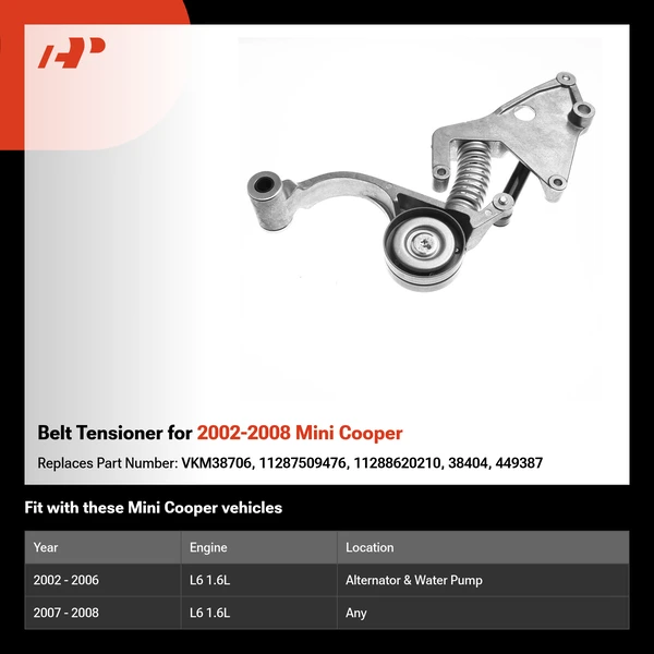 Belt Tensioner for 2002-2008 Mini Cooper