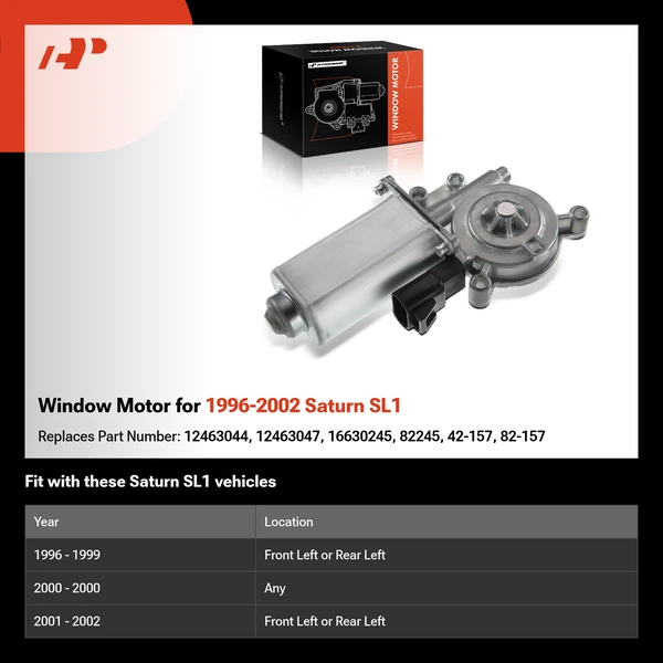 Window Motor for 1996-2002 Saturn SL1